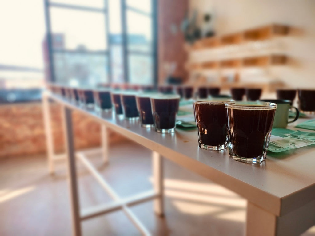 Cupping Kenya and Ethiopia at Sucafina Specialty